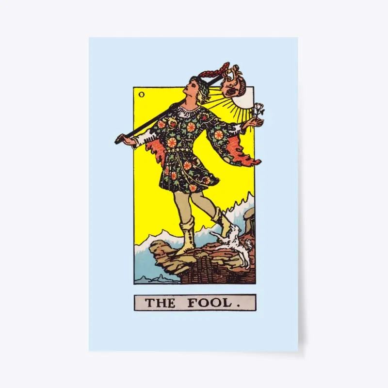 Tarot Card Poster : The Fool